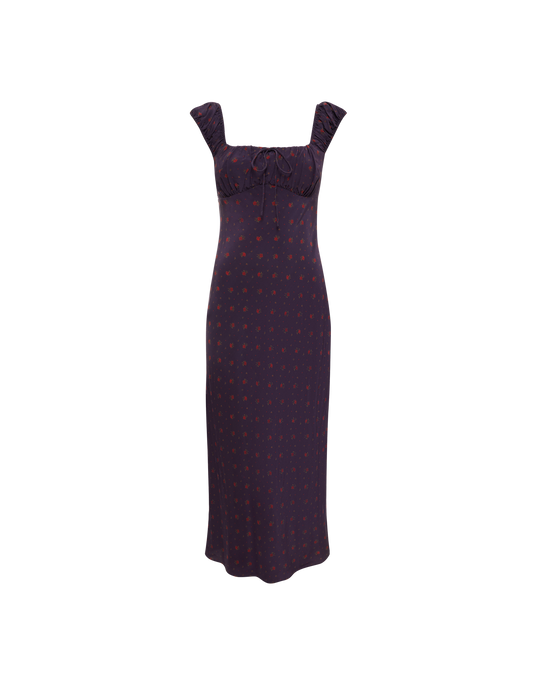 Callaway Midi Dress | Midnight Bloom