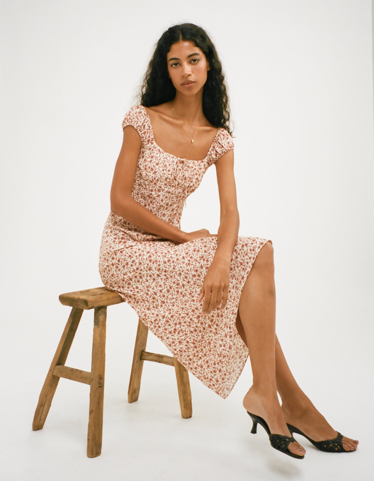 Callaway Midi Dress | Tea Rose Toile