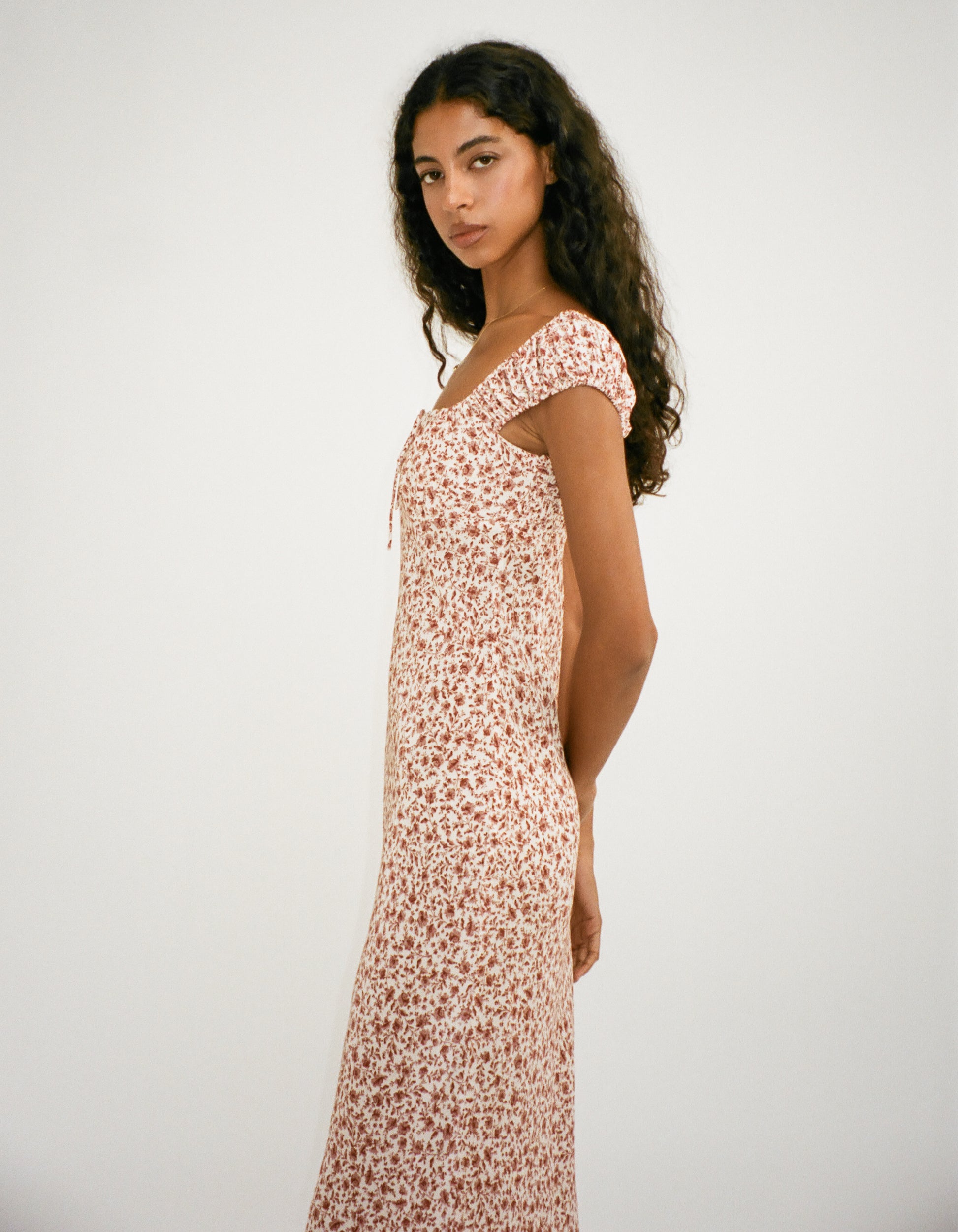 Callaway Midi Dress | Tea Rose Toile | Size XL