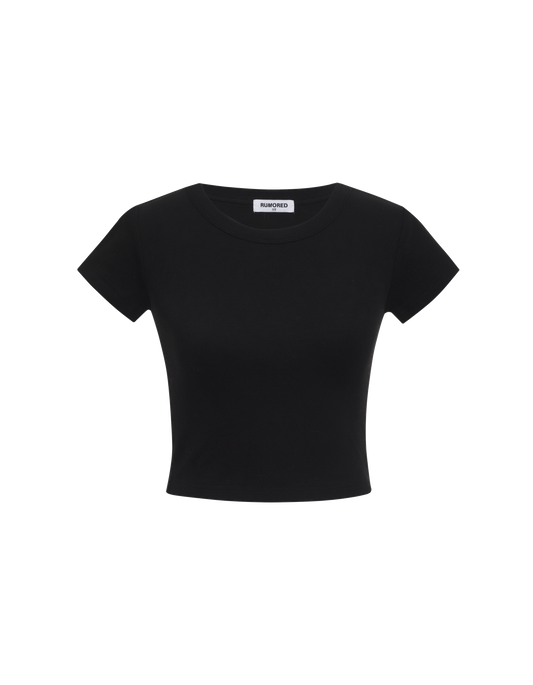 Campus Tee | Black- Short Sleeve