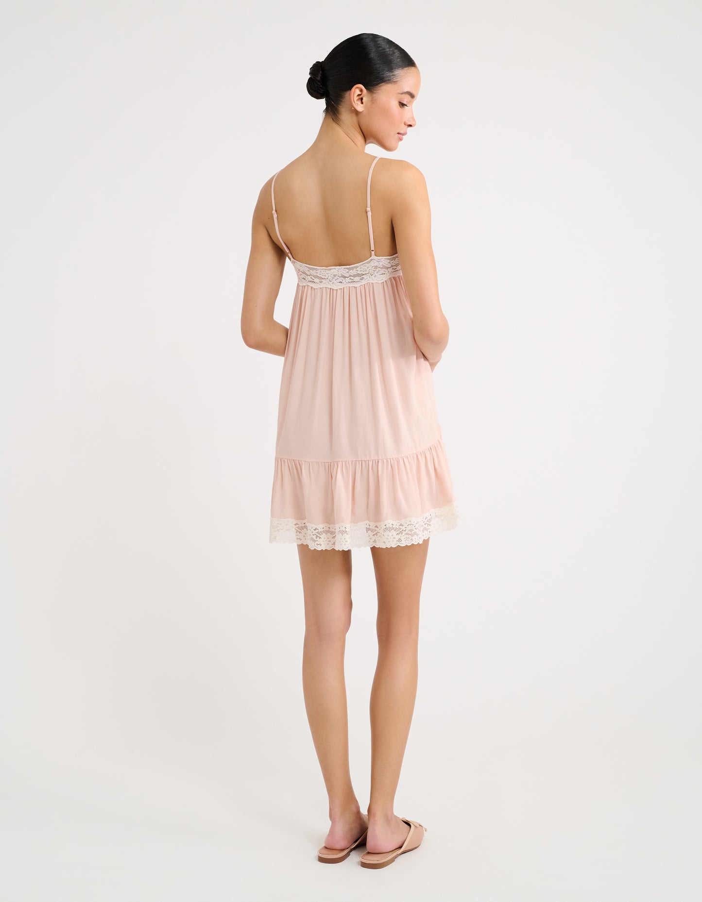 Carriage Mini Dress in Powder Room