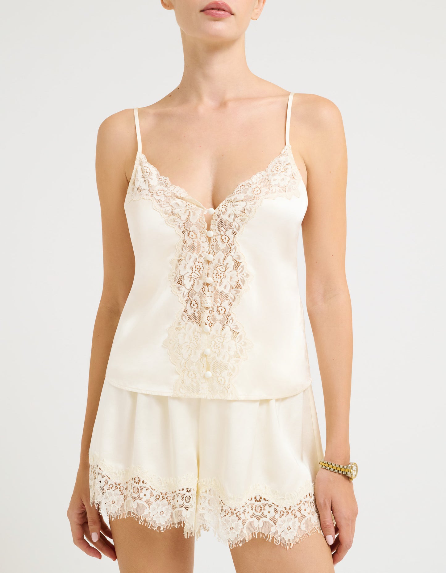 Chantilly Tank | Ivory