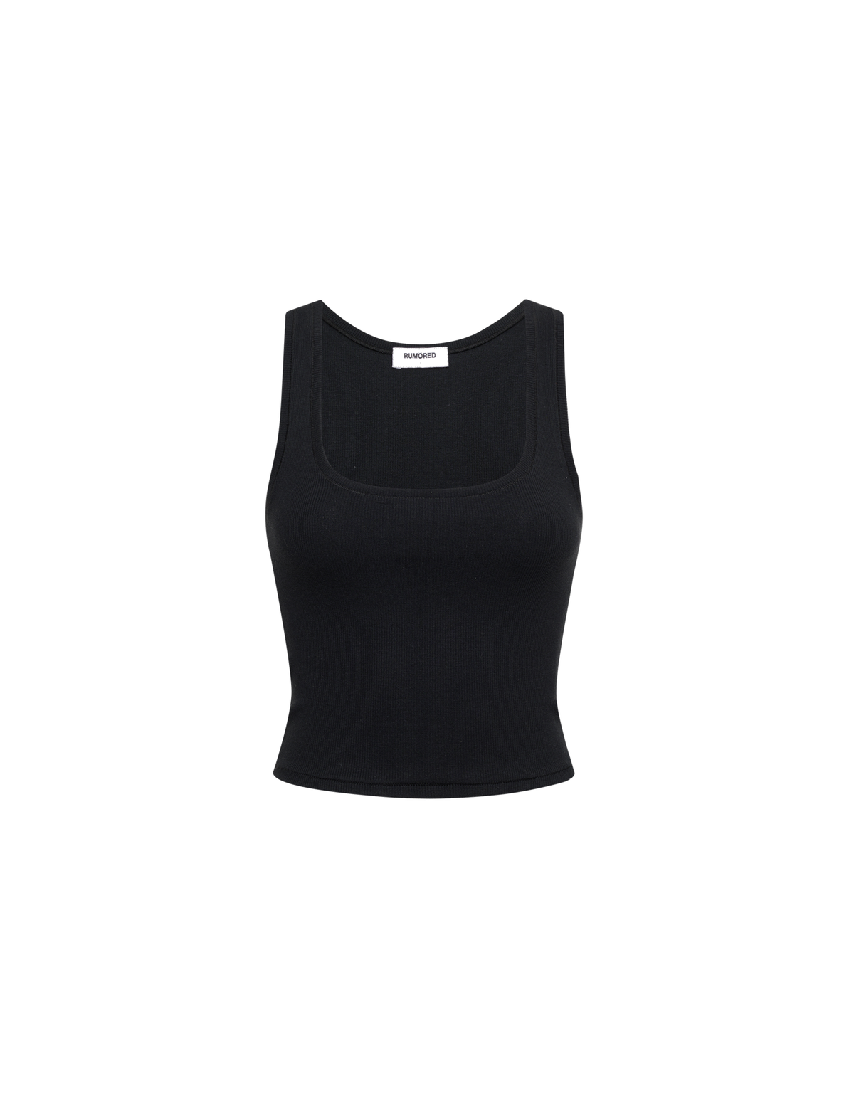 Classic Ribbed Tank | Black - Camis and Tanks