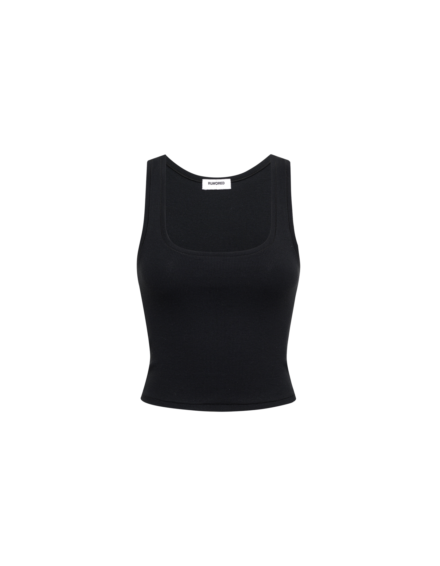 Classic Ribbed Tank | Black - Camis and Tanks