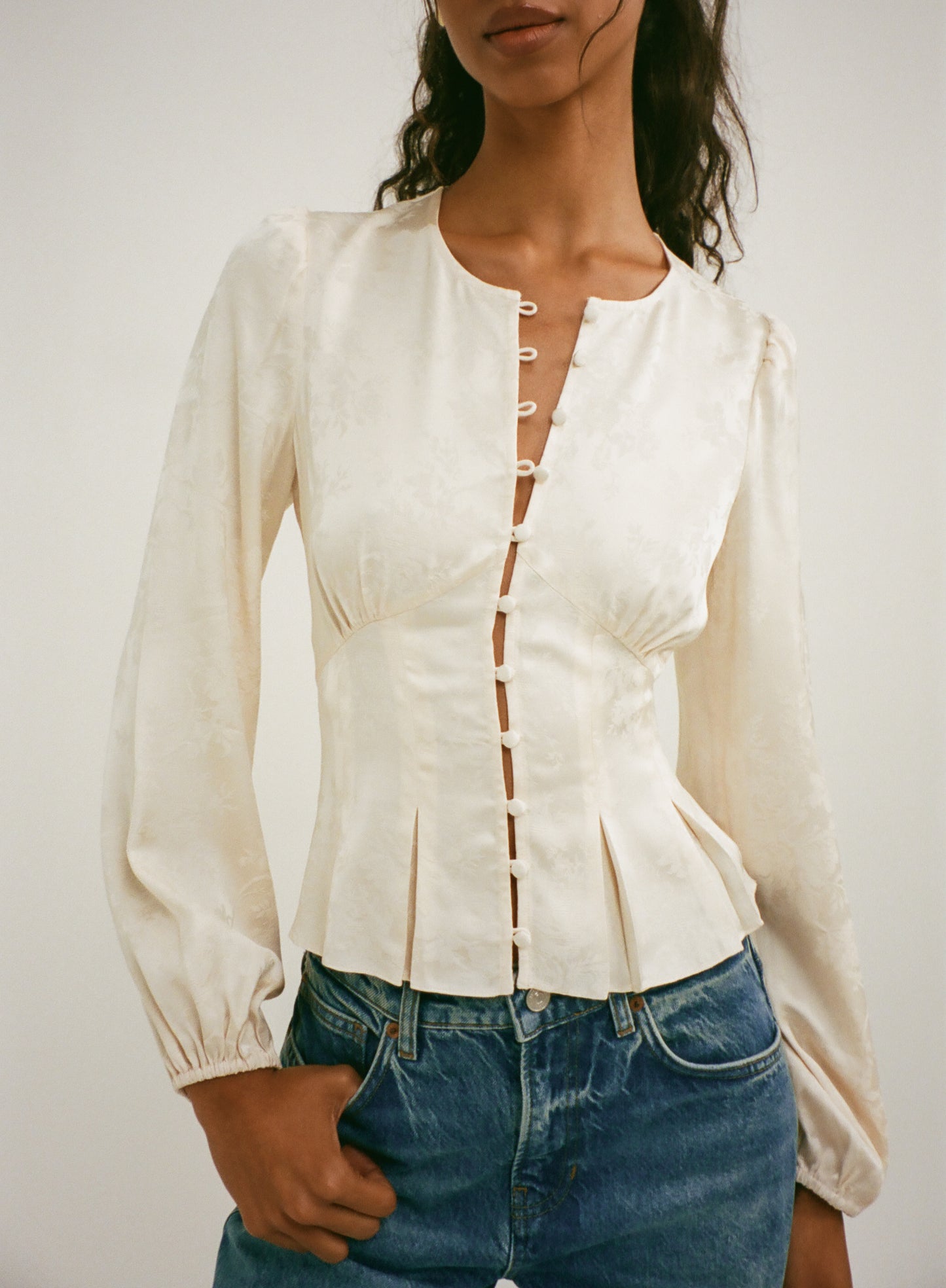 Clover Blouse | Ivory