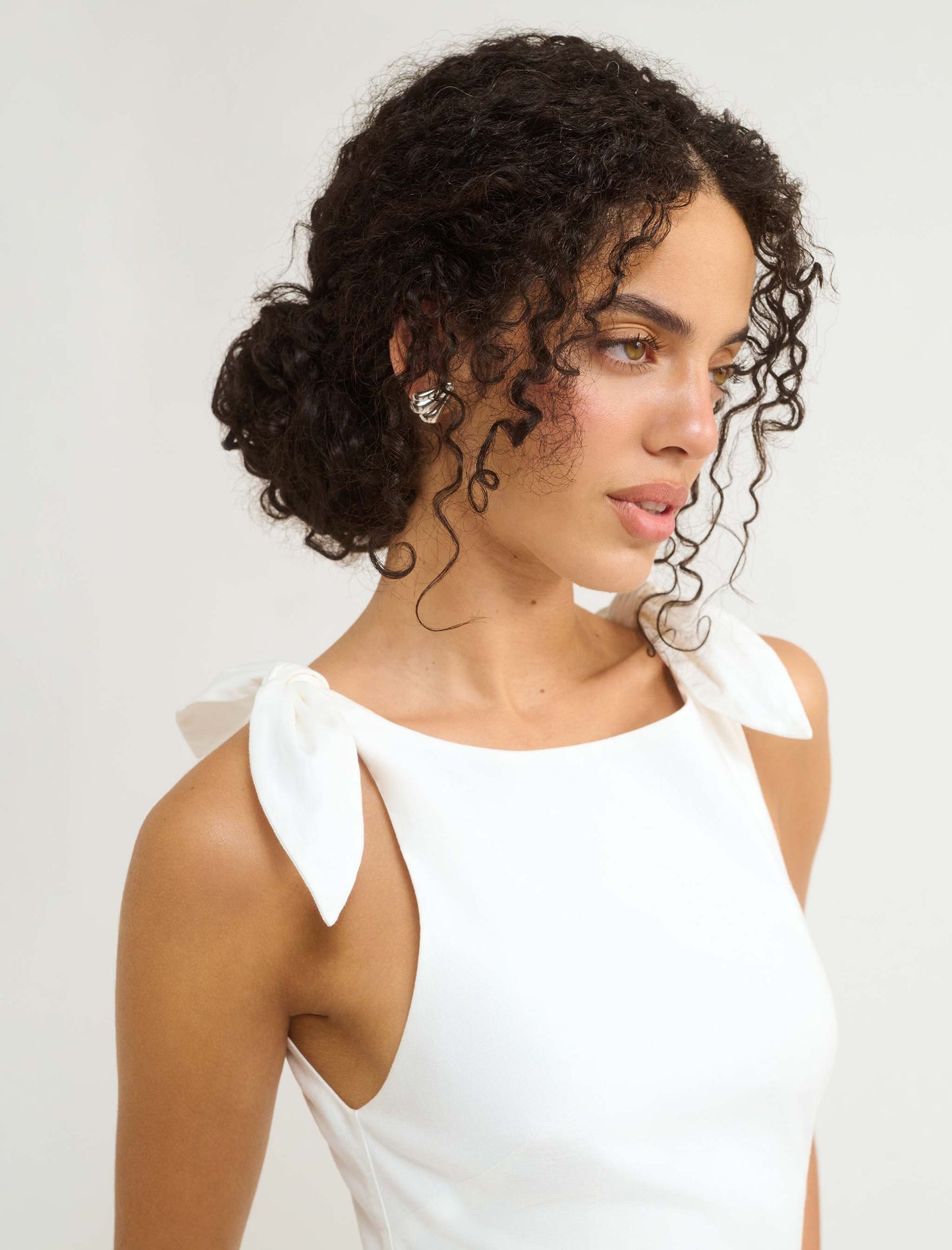 Coastal Mini Dress | White Linen