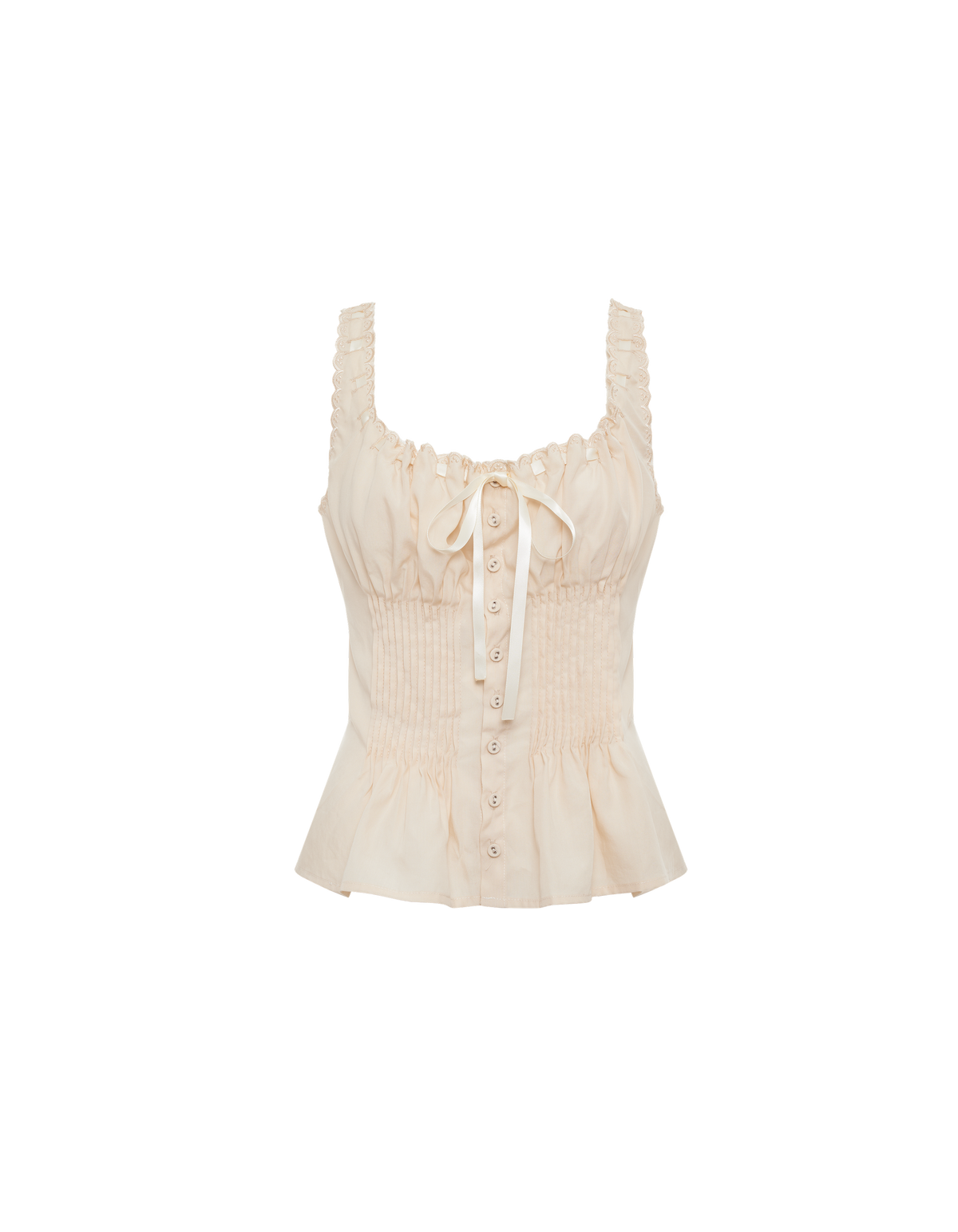 Cottage Tank | Cream - Camis and Tanks