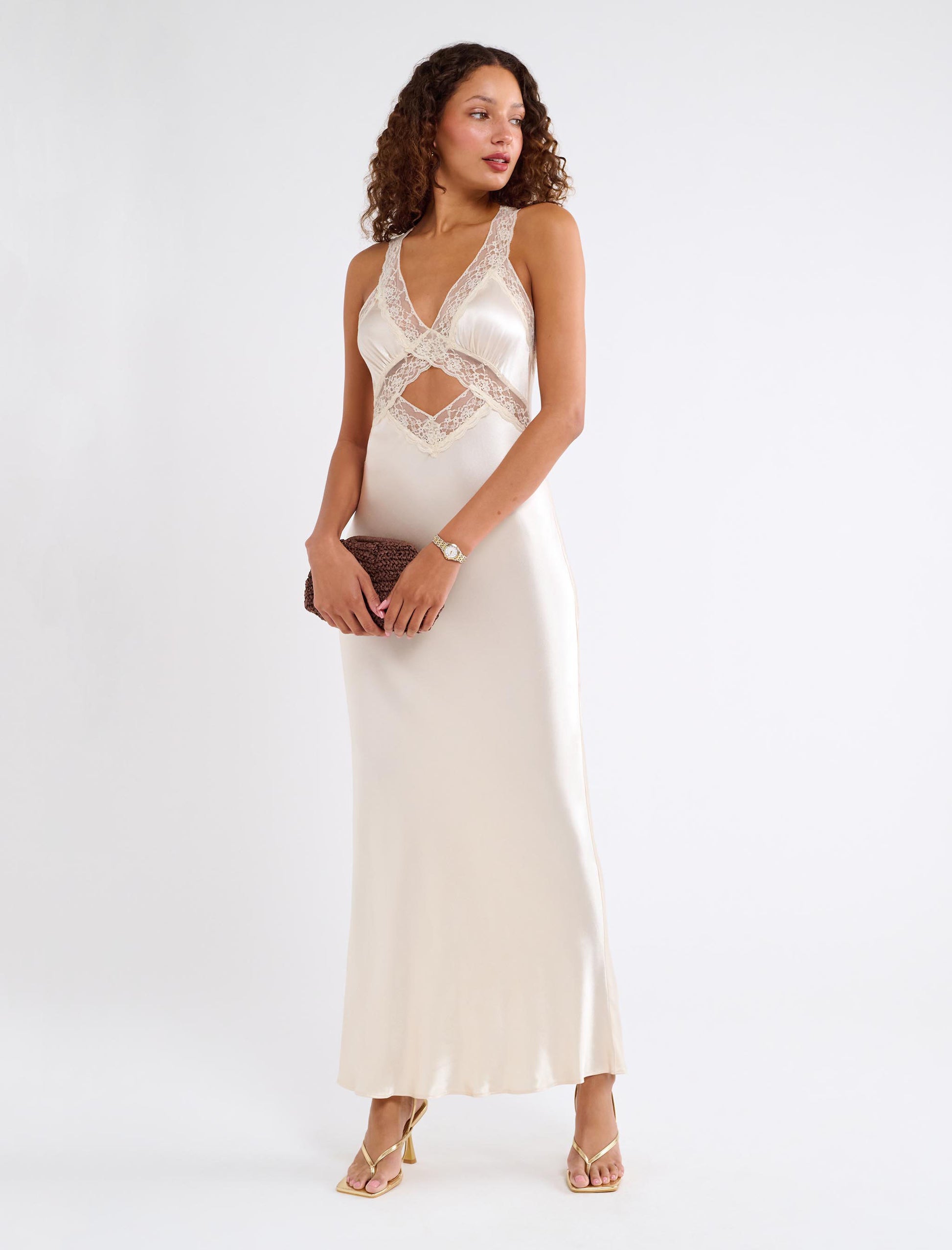 Crossroads Maxi Dress | Ivory Rumored Crossroads Maxi Dress | Ivory Rumored