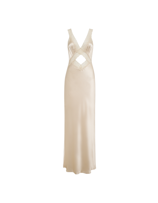 Crossroads Maxi Dress in Ivory
