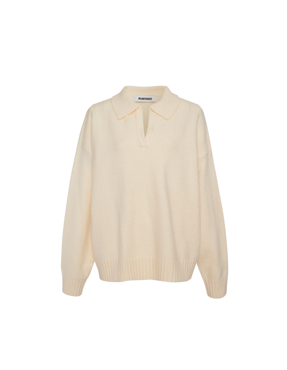 Sweater knit
Henley collar neckline
Dropped shoulder
Baggy fit
2x2 rib cuffs and hem