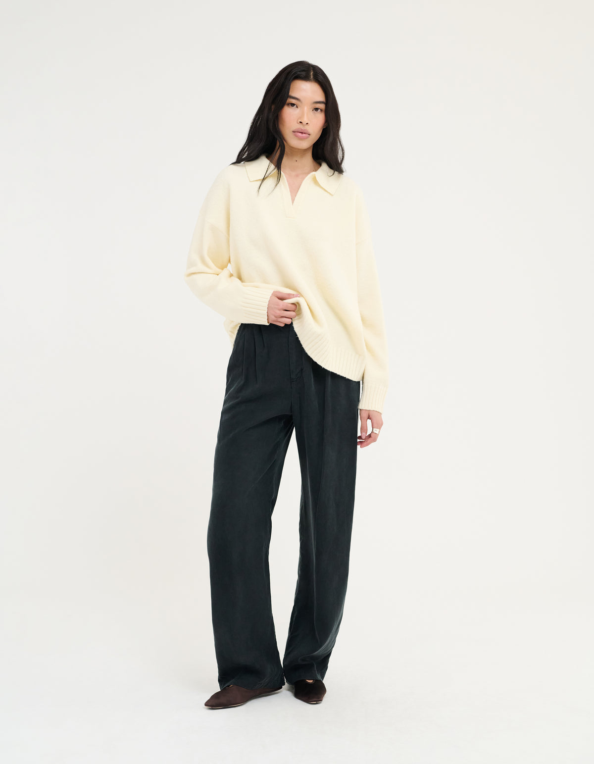 Women's Delancey Sweater in Ivory