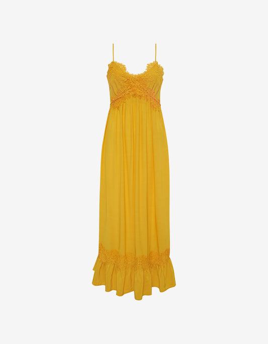 Driftlace Midi Dress | Marigold