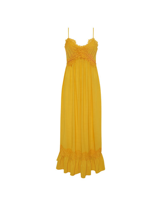 Driftlace Midi Dress | Marigold