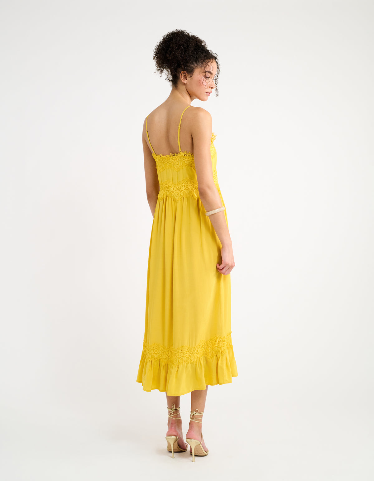 Driftlace Midi Dress | Marigold