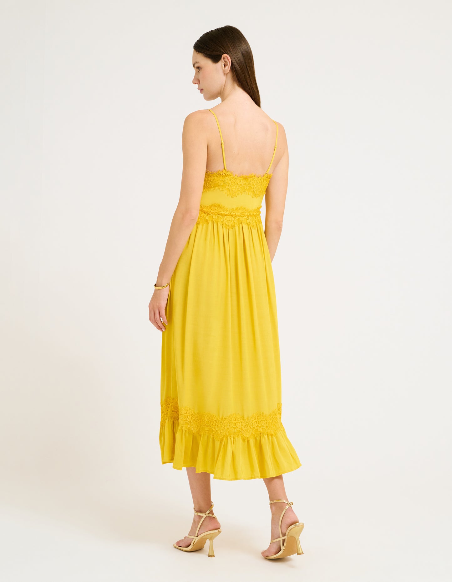 Driftlace Midi Dress | Marigold