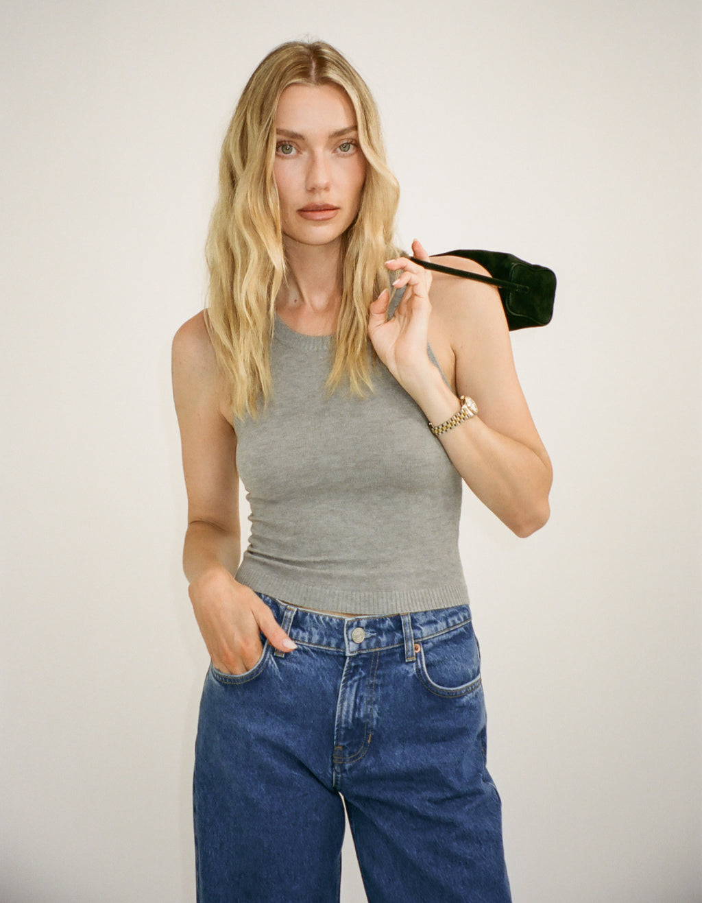 Dune Tank Heather Grey