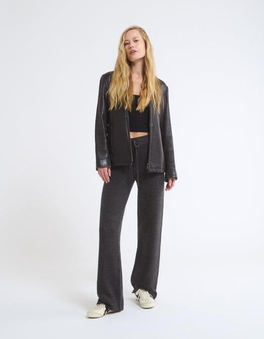 Fair Isle Pant | Washed Black