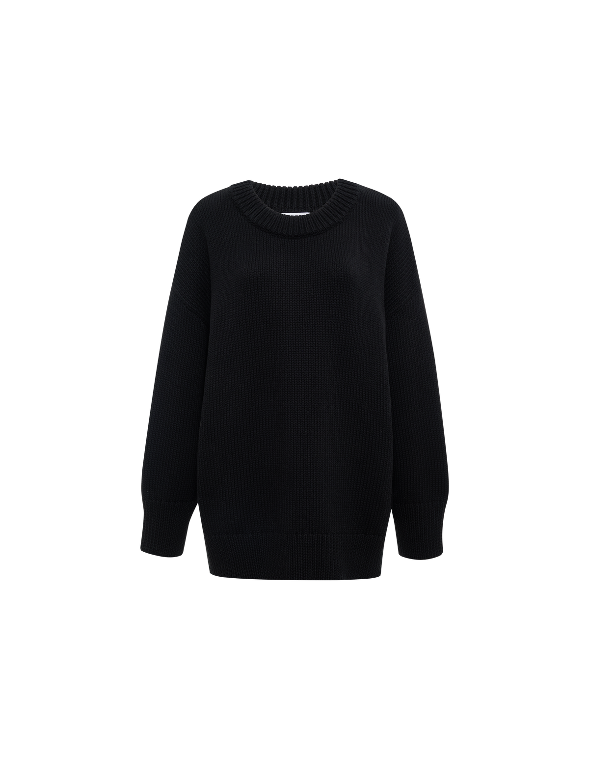 Fair Isle Sweater | Black