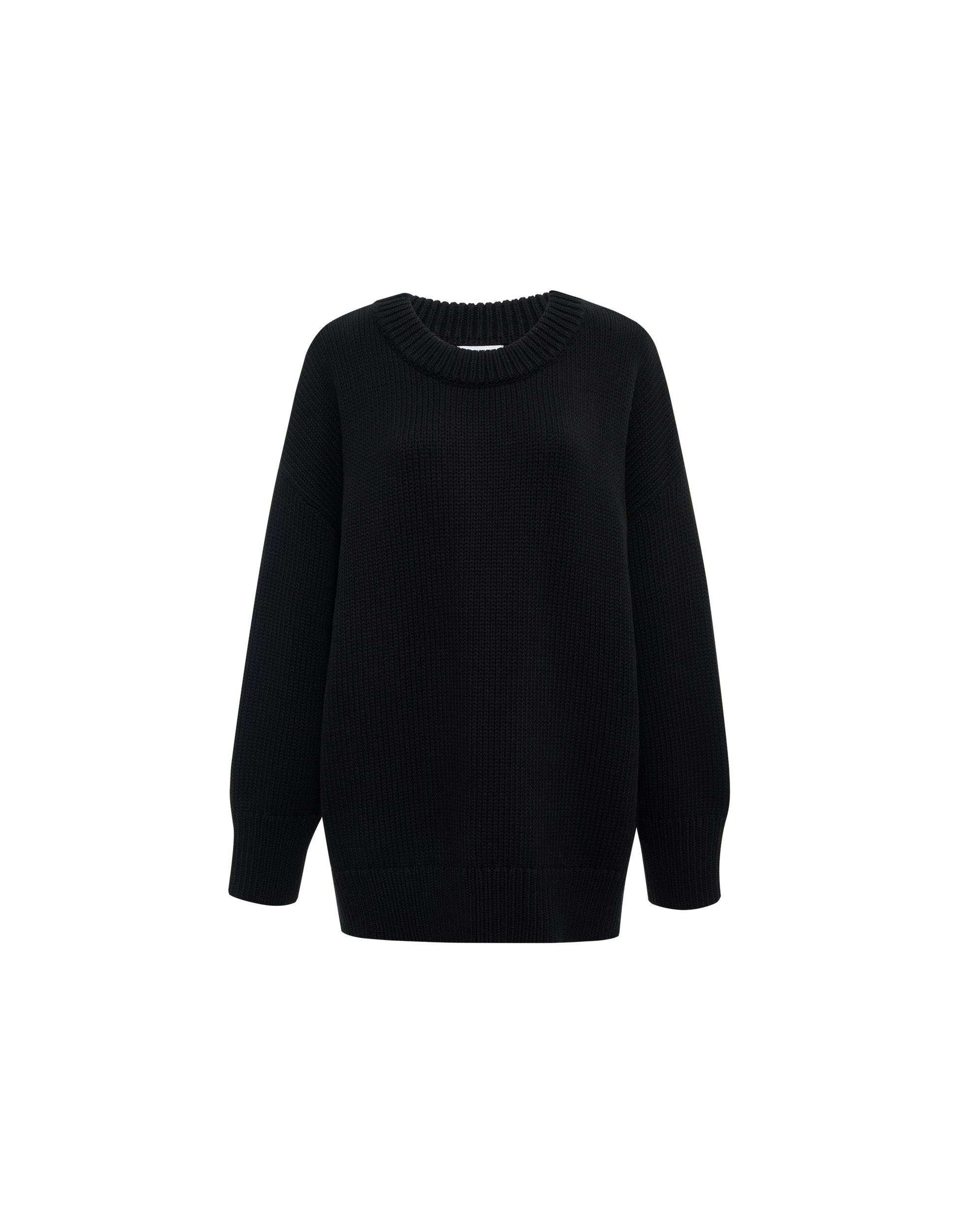 Fair Isle Sweater | Black