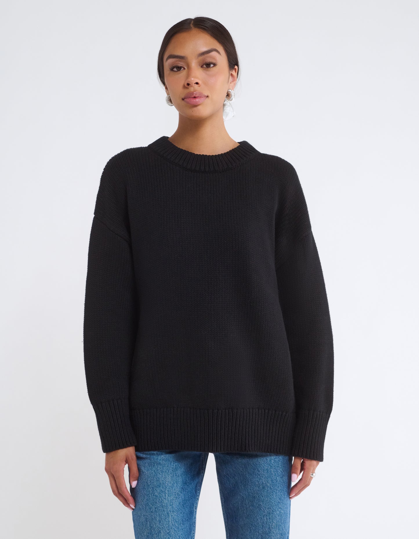 Fair Isle Sweater | Black