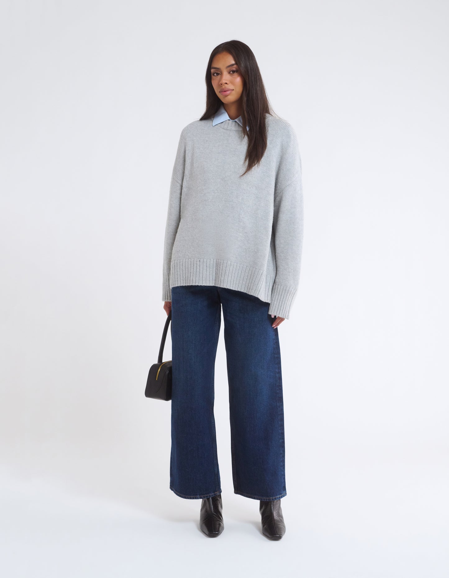 Fair Isle Sweater | Heather Gray