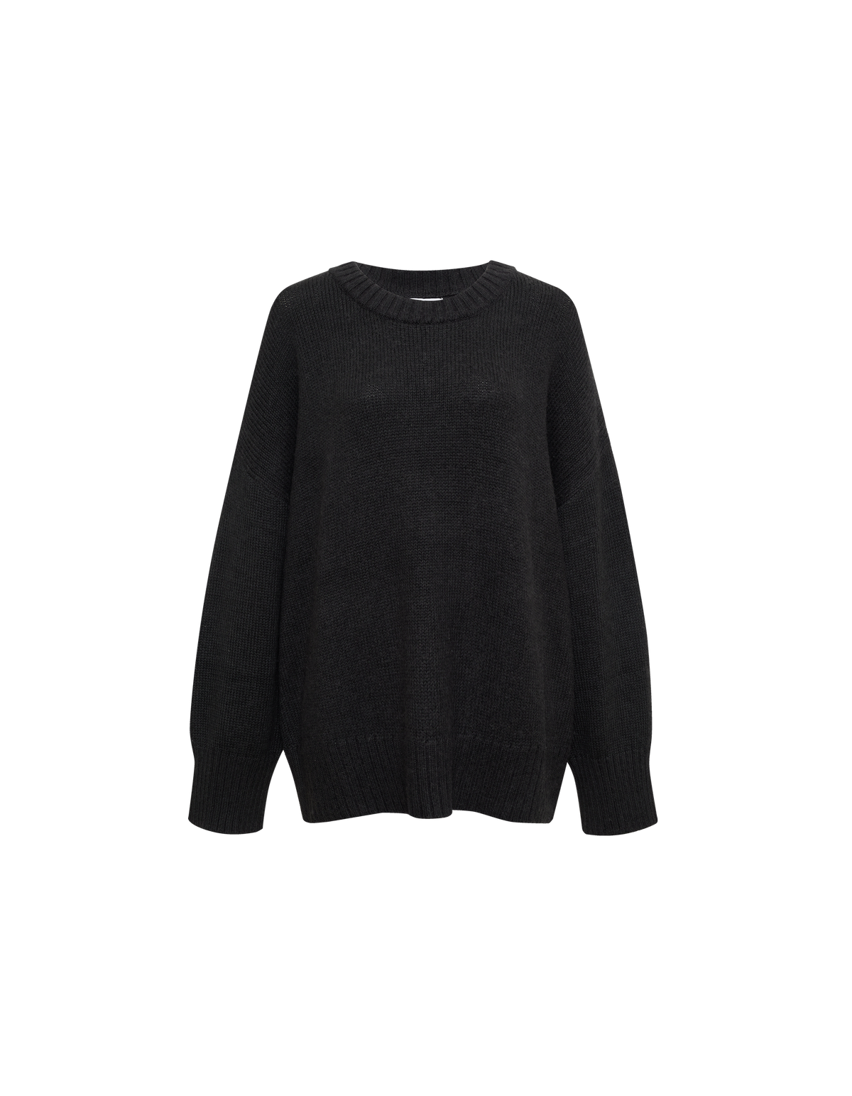 Fair Isle Sweater | Washed Blac