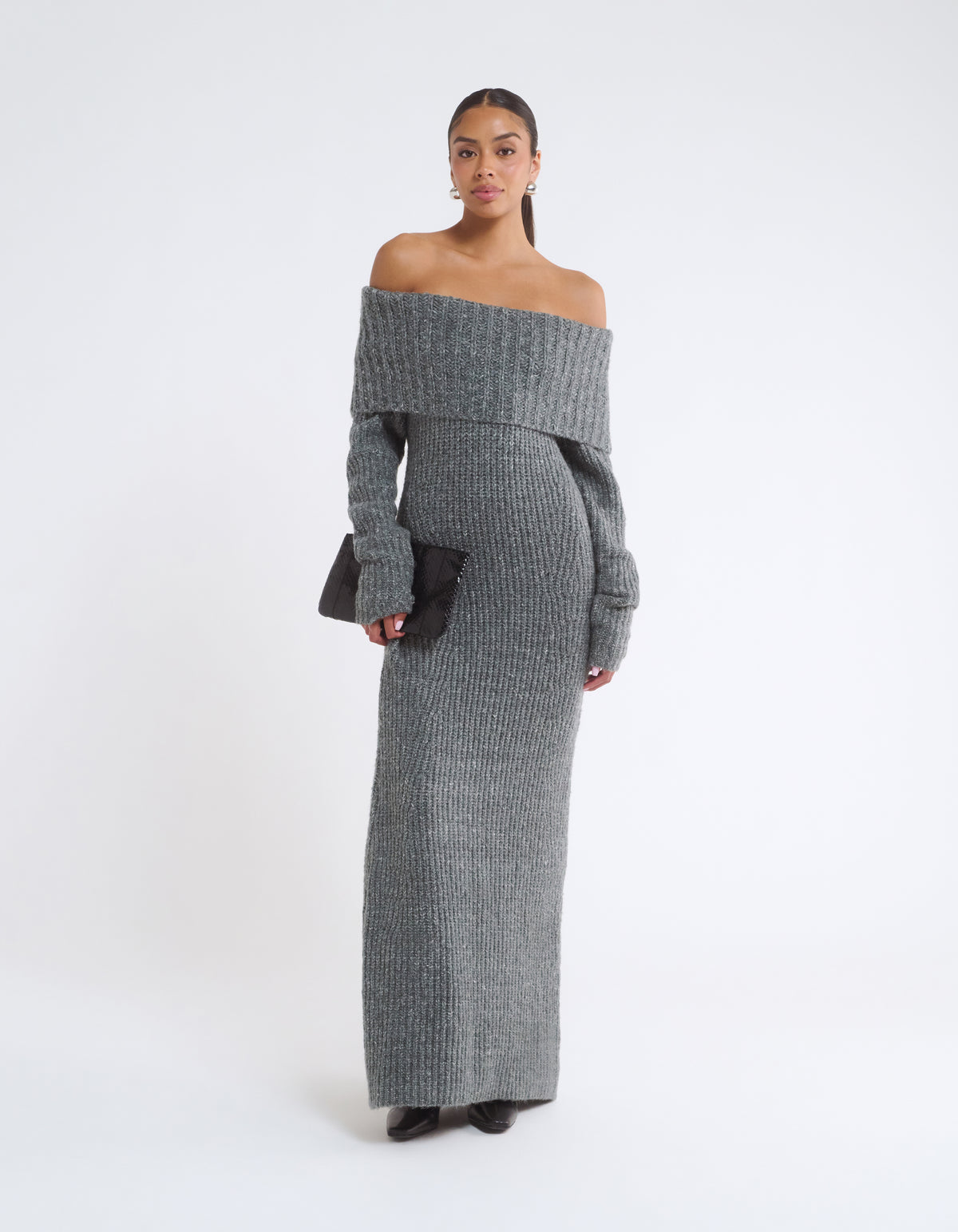Fireside Maxi Dress | Charcoal Heather