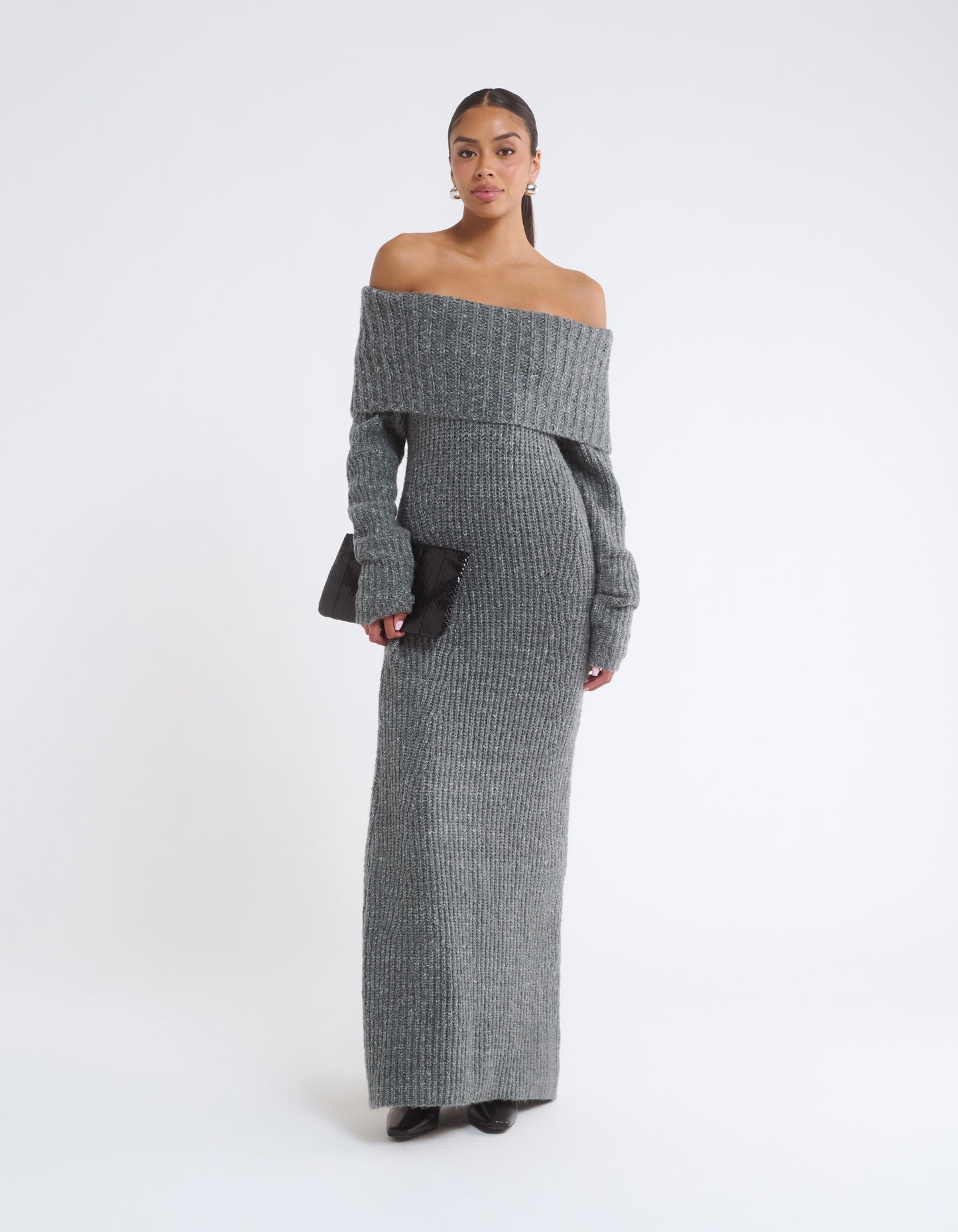 Fireside Maxi Dress | Charcoal Heather