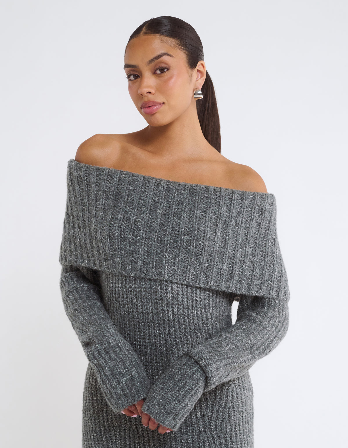 Fireside Maxi Dress | Charcoal Heather