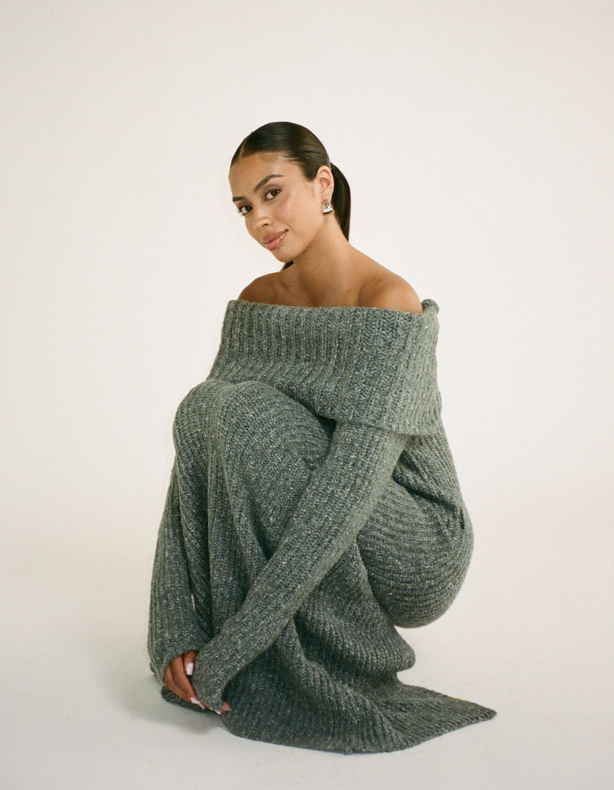 Fireside Maxi Dress | Charcoal Heather