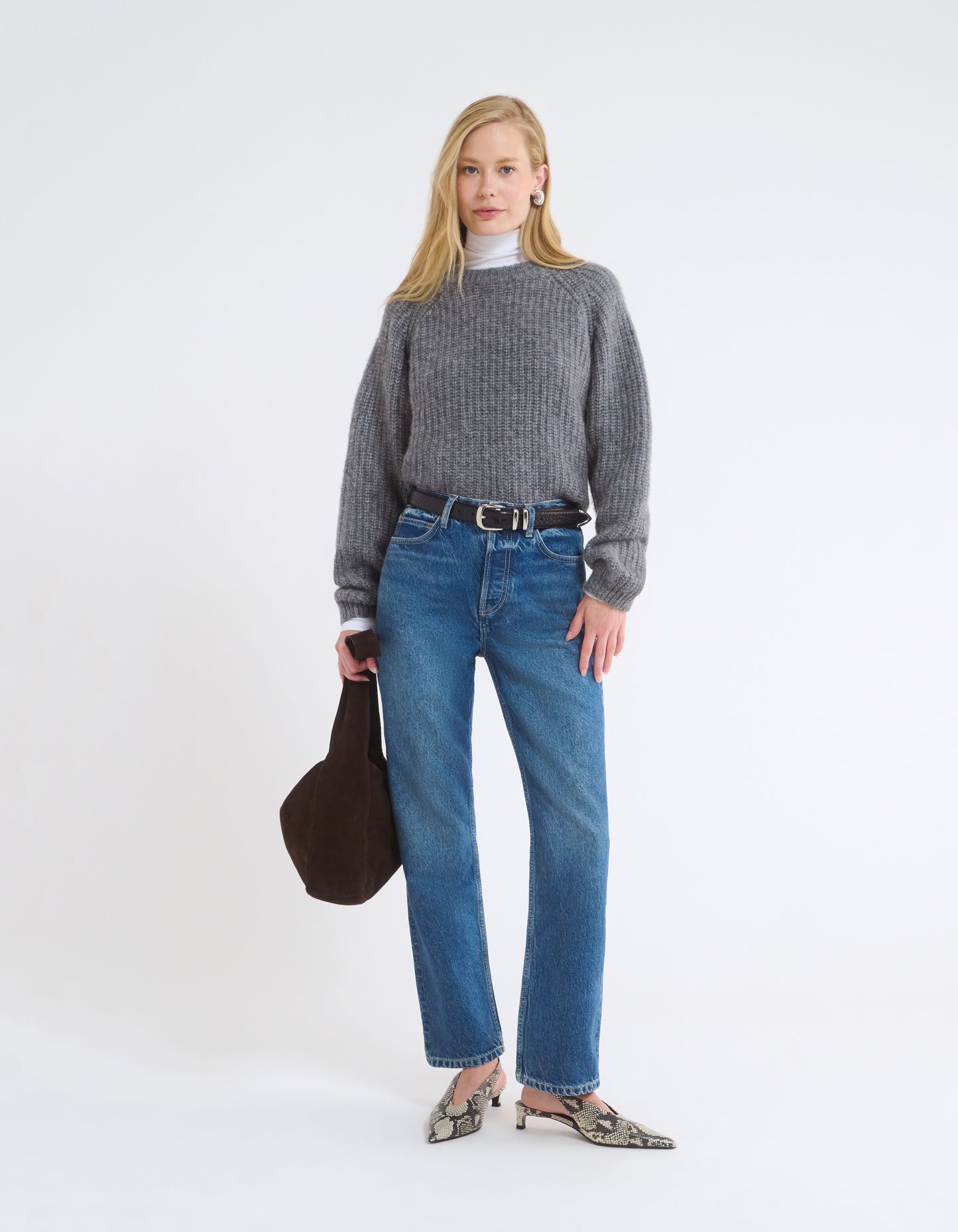 Fisherman Sweater | Heather Gray