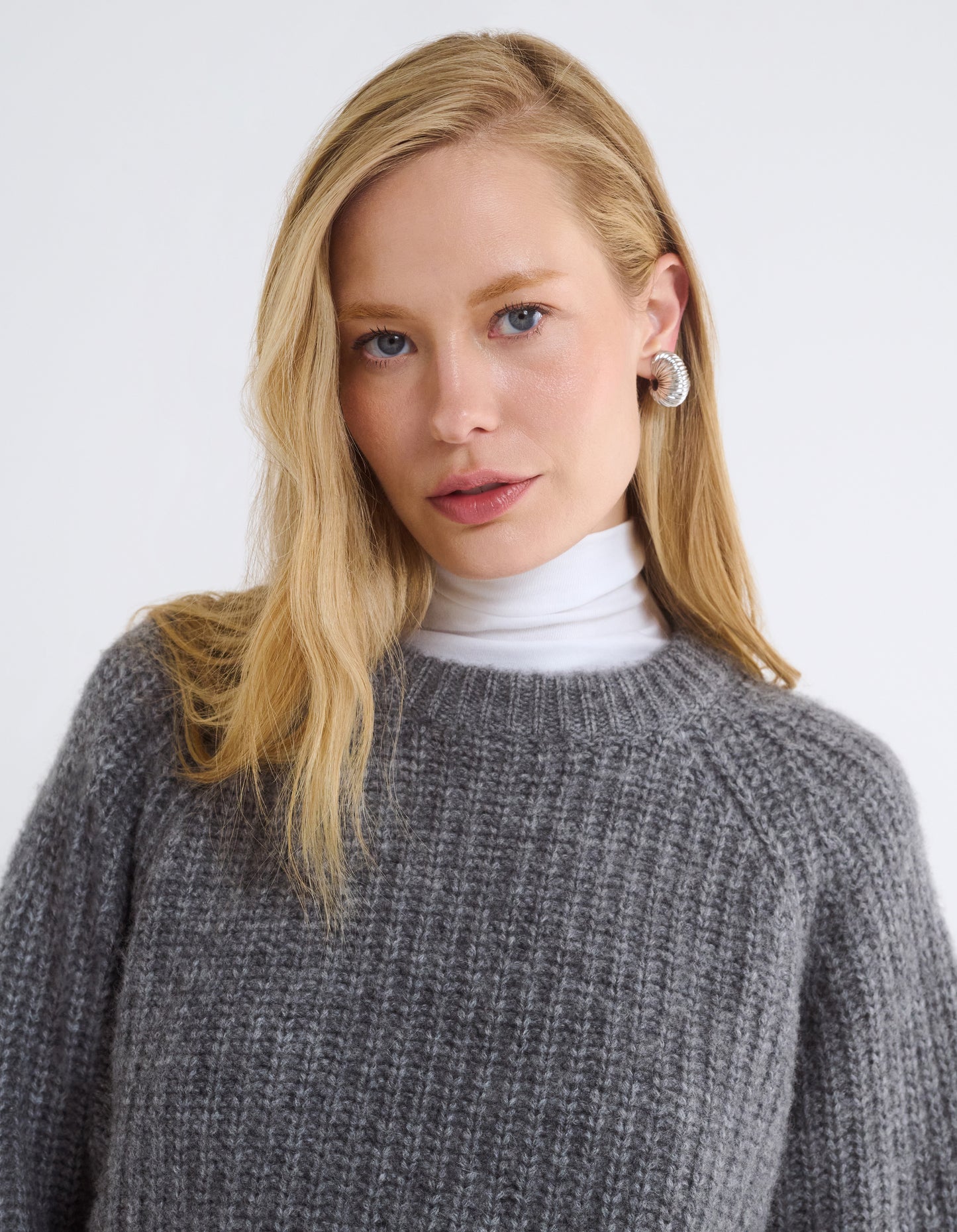 Fisherman Sweater | Heather Gray