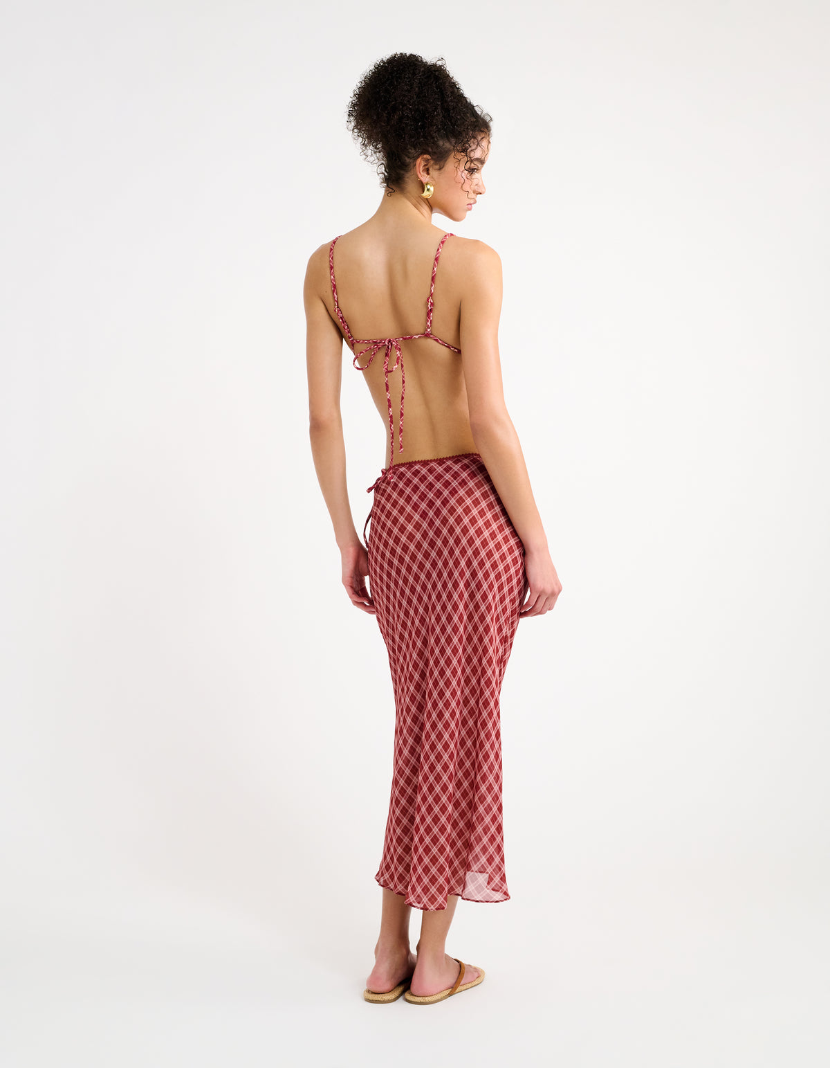 Stroll Midi Skirt | Country Check