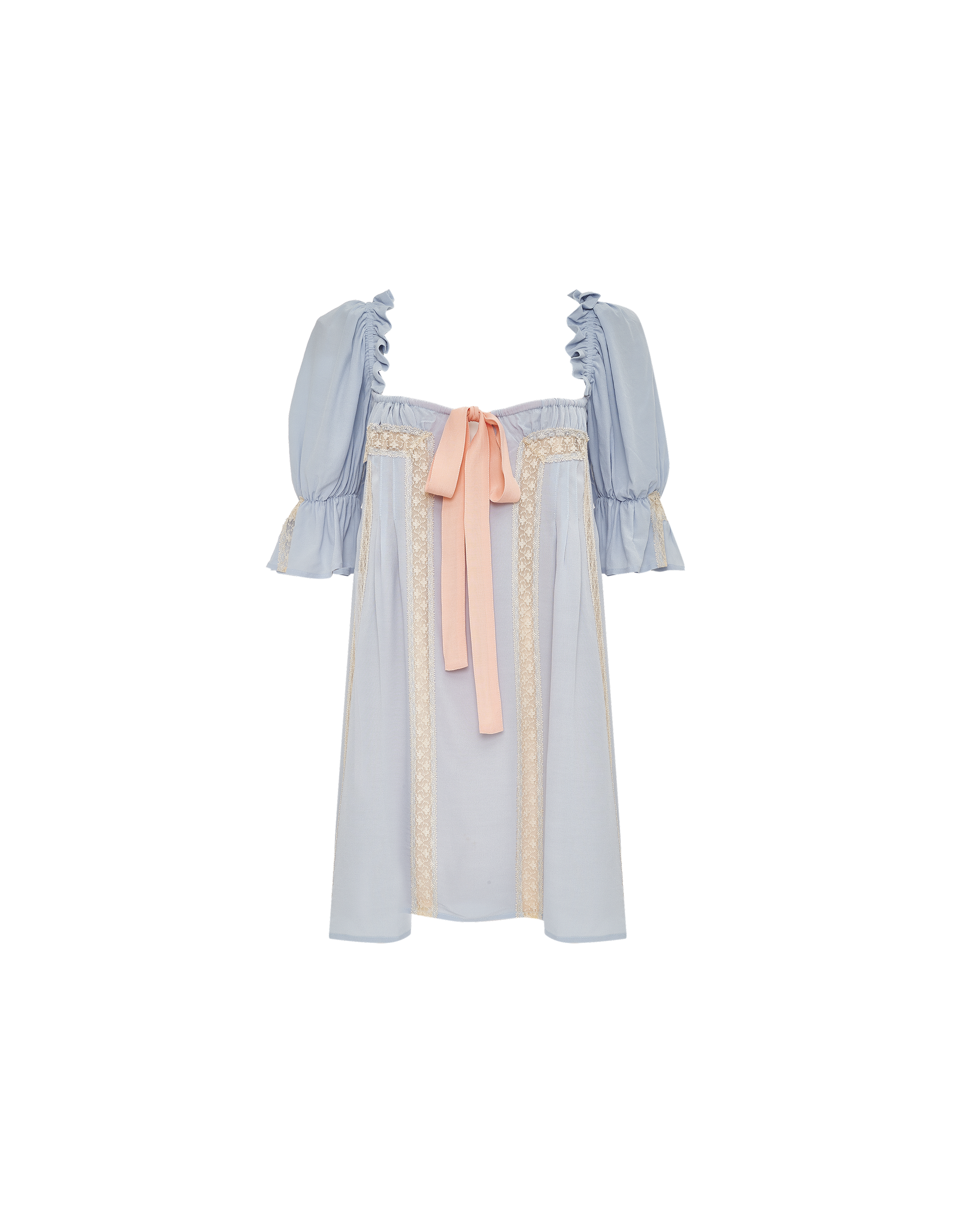 Heirloom Mini Dress in French Blue