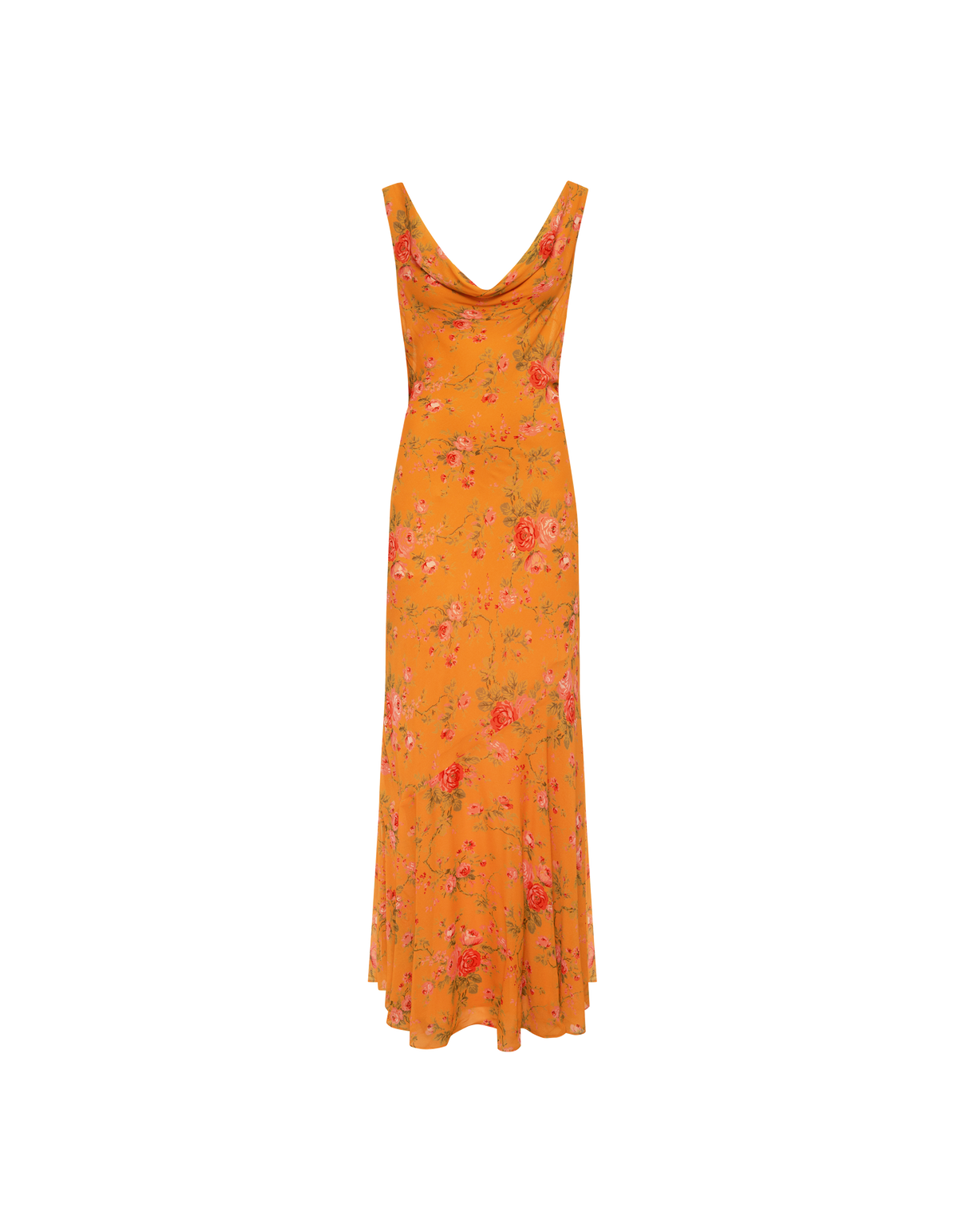 Hollywood Gown | Tangerine Bloom - Gown