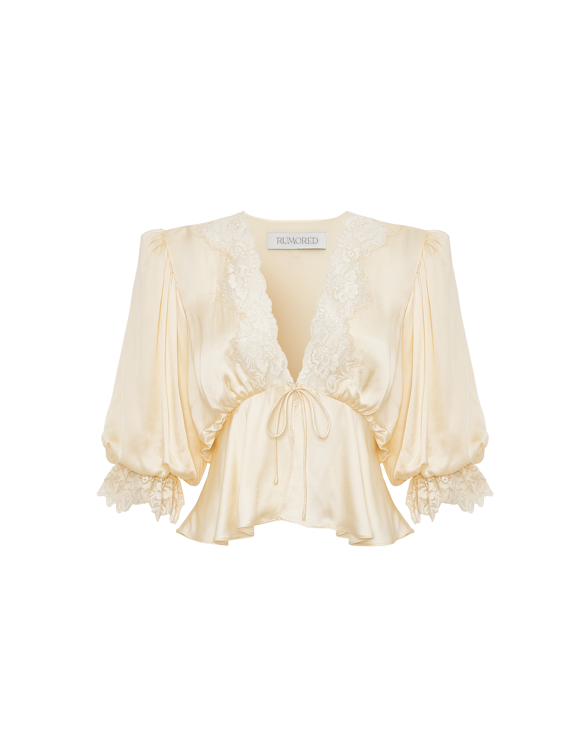 Honey Blouse in Custard