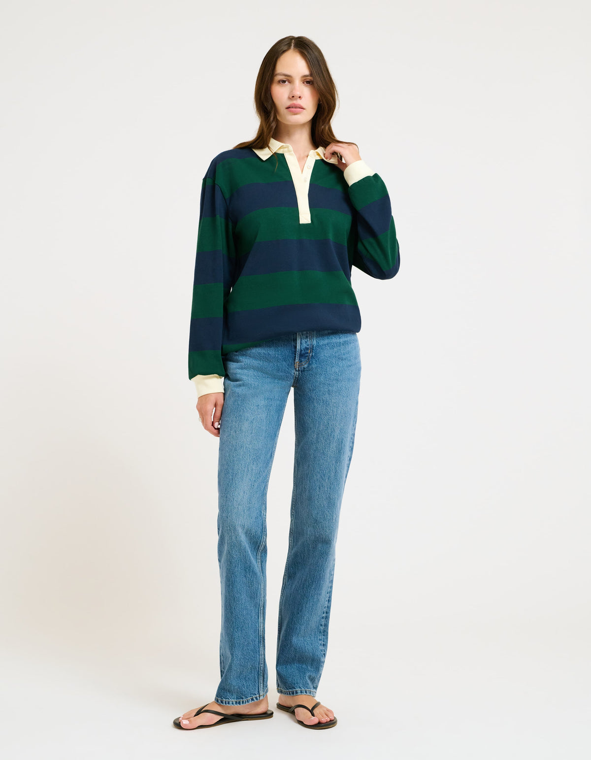 Ivy League Pullover | Dartmouth Stripe