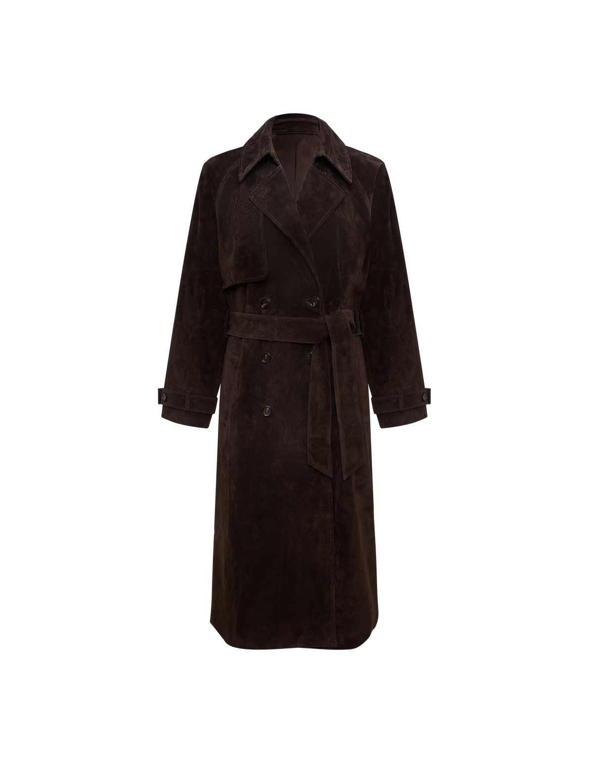 Kennedy Trench | Espresso Suede Jacket