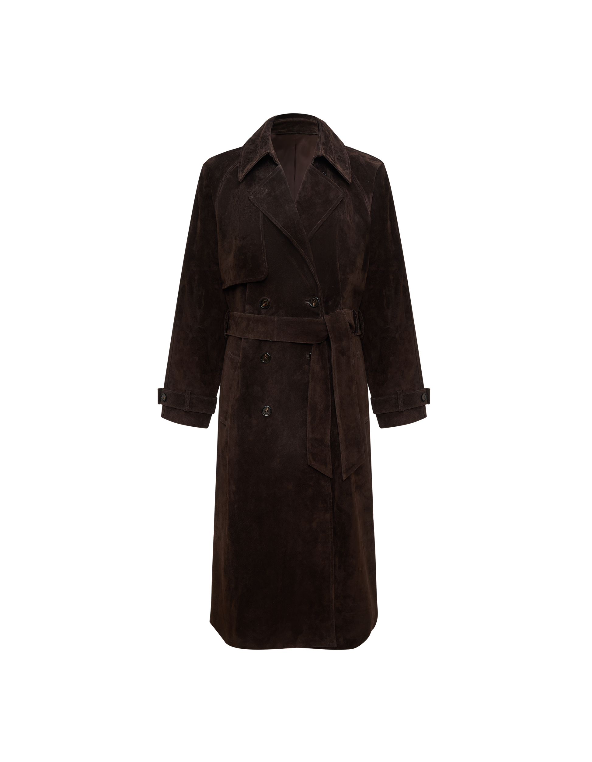 Kennedy Trench | Espresso Suede Jacket