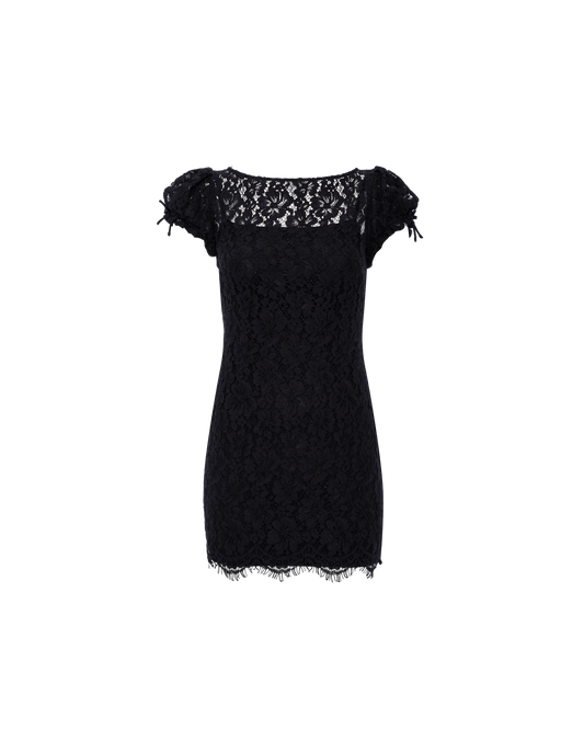 Kisslock Mini Dress | Black