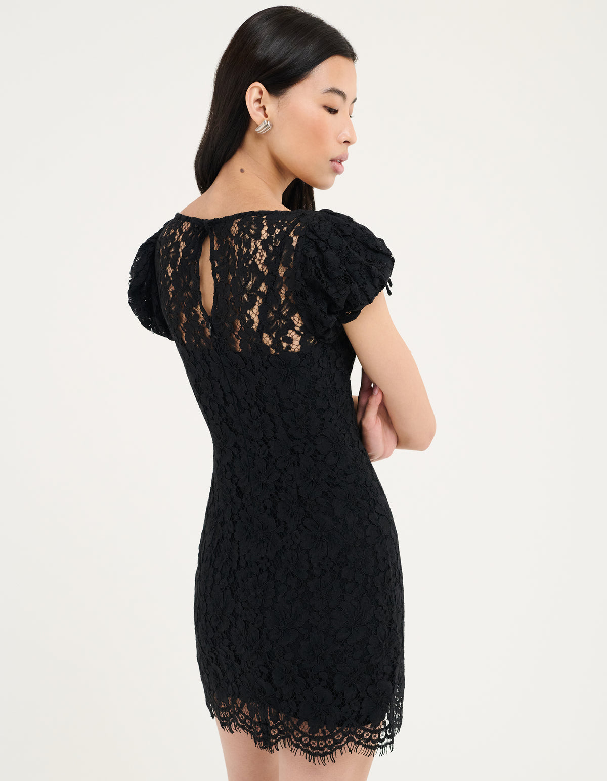 Kisslock Mini Dress | Black