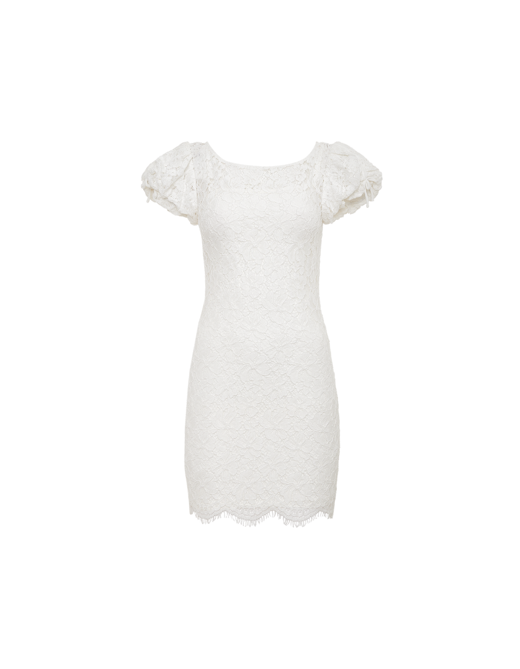 Kisslock Mini Dress | White Lace | Size S | Rumored Clothing