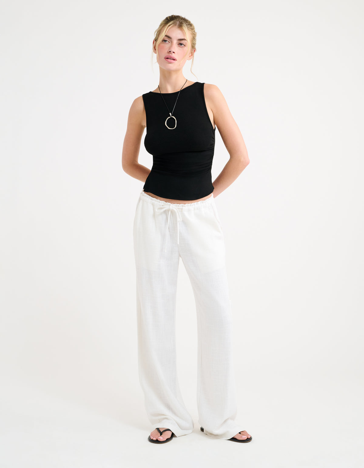 High Fidelity Pant | White Linen