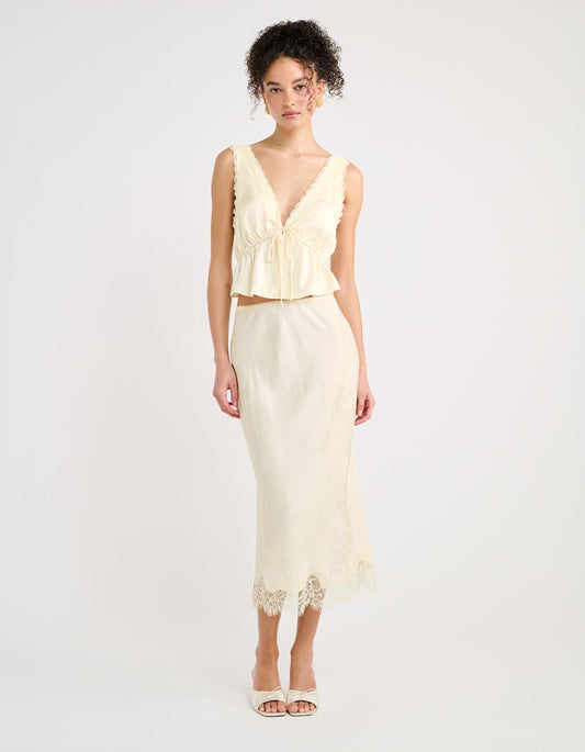 ladies skirt dress Plus Size Carly Bow Mini Skirt