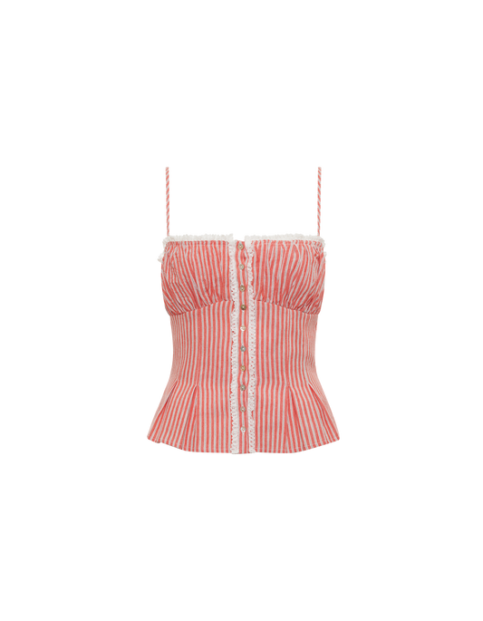 Lemon Grove Top | Sundown Stripe