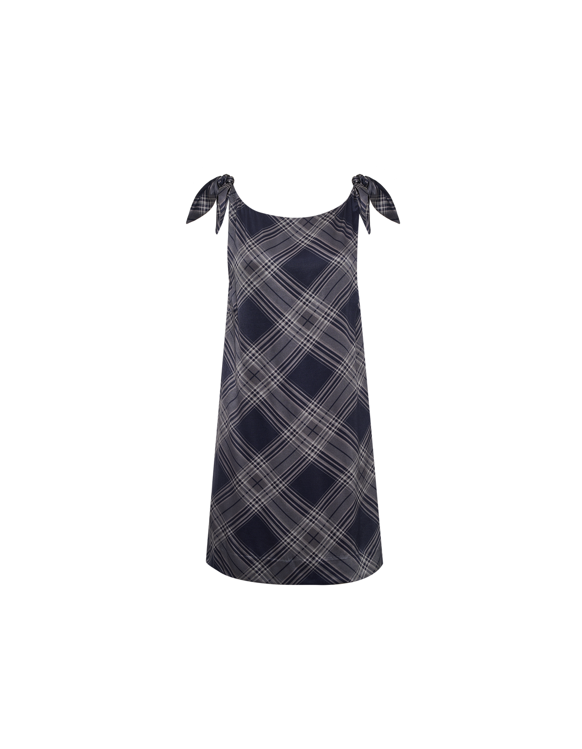 Lennon Mini Dress | Midnight Tartan