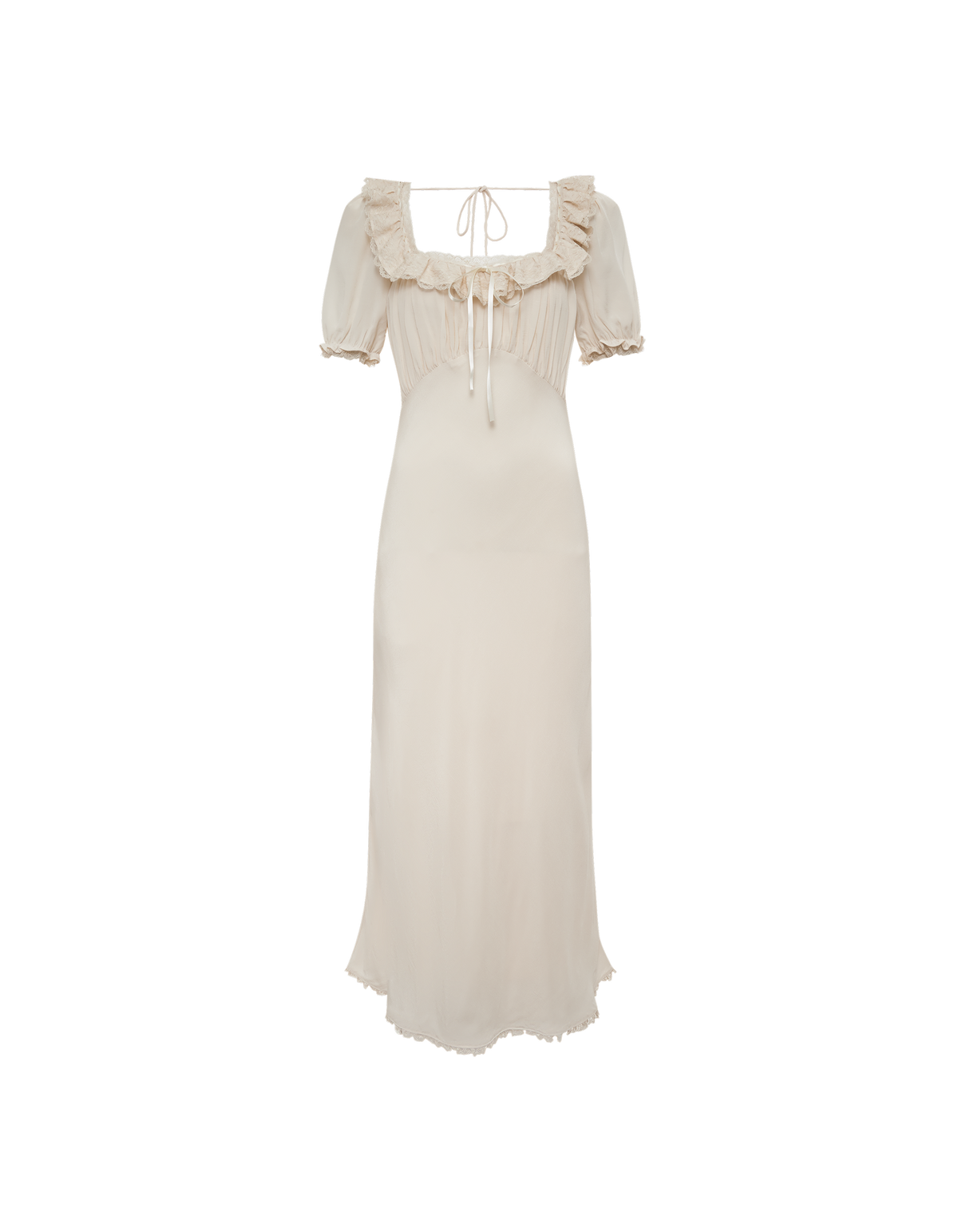 Little House Midi Dress in Cream