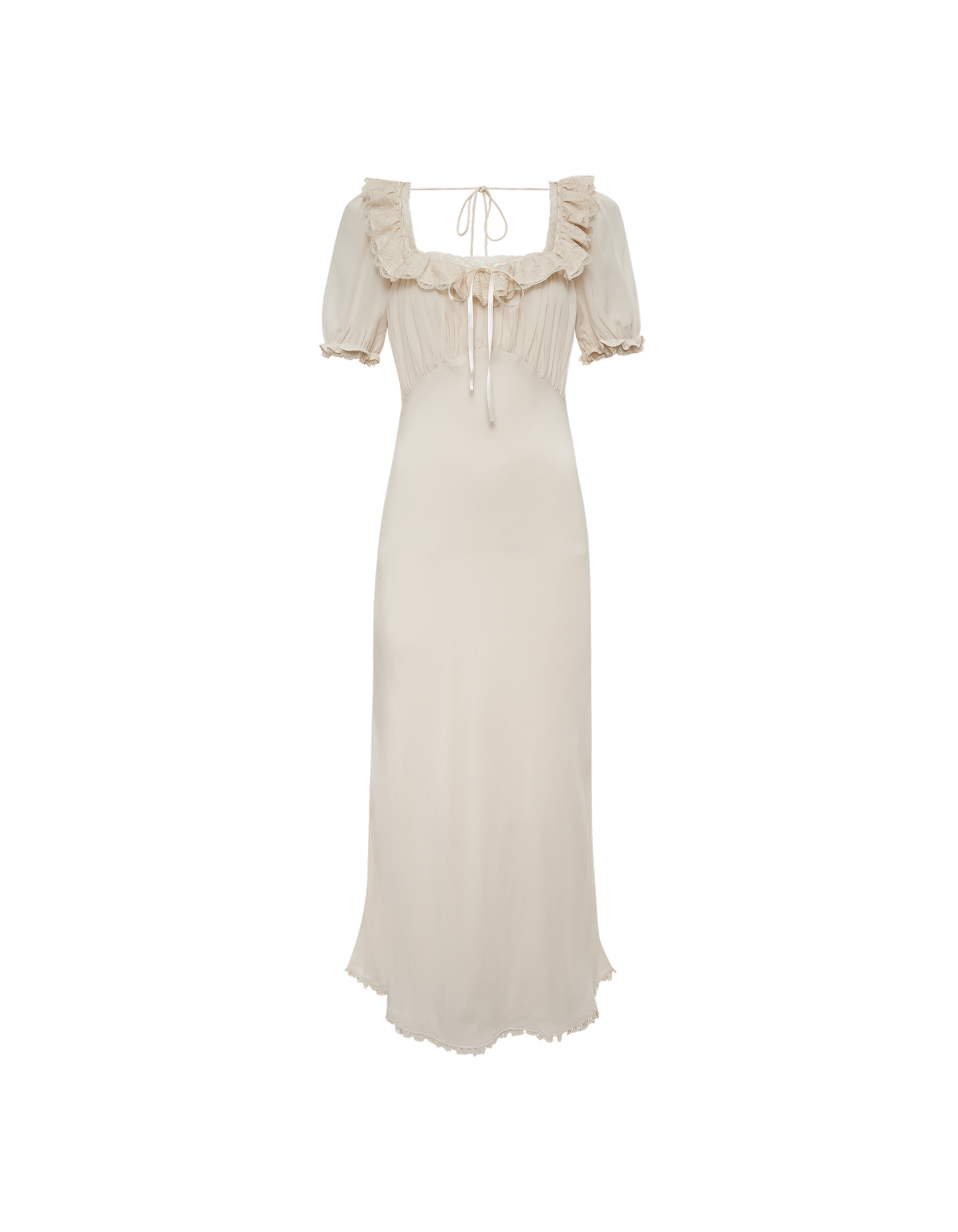 Little House Midi Dress in Cream