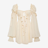 Macbeth Mini Dress | Cream - Mini Dress