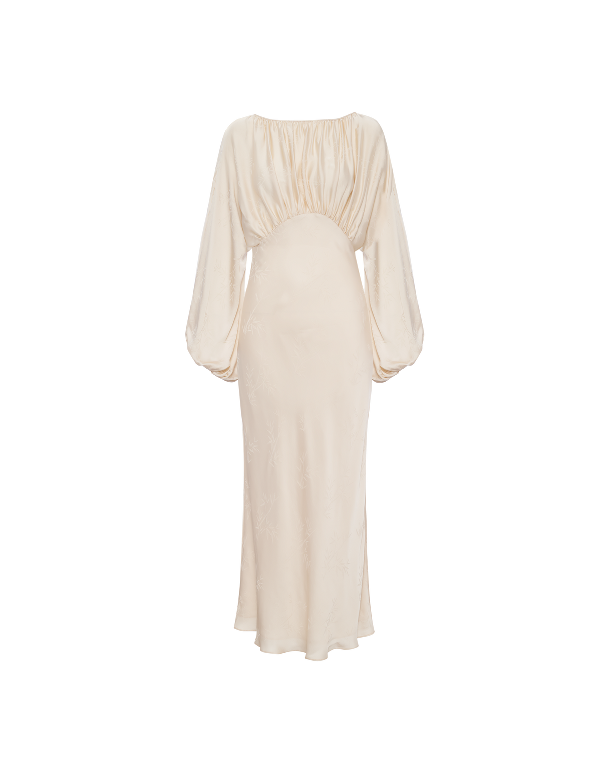 Memoire Midi Dress | Ivory Bamboo